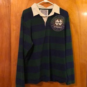 Notre Dame striped shirt size Large